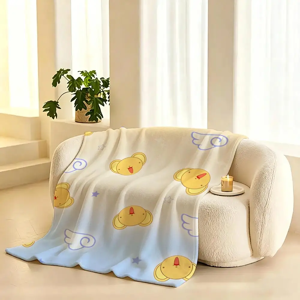 Cardcaptor Sakura Anime Throw  flannel blanket, suitable for sofas, beds, offices,  exquisite gift blankets
