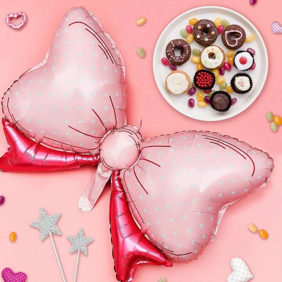 Arco de guirlanda de balão de mouse rosa, 136 peças, bolinhas rosa, balão para tema de mouse, aniversário, menina, decoração de chá de bebê