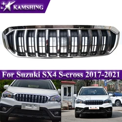 Kamshing Front Bumper Grill Mask Radiator Grille For Suzuki SX4 S-cross 2017-2021 Racing Grills