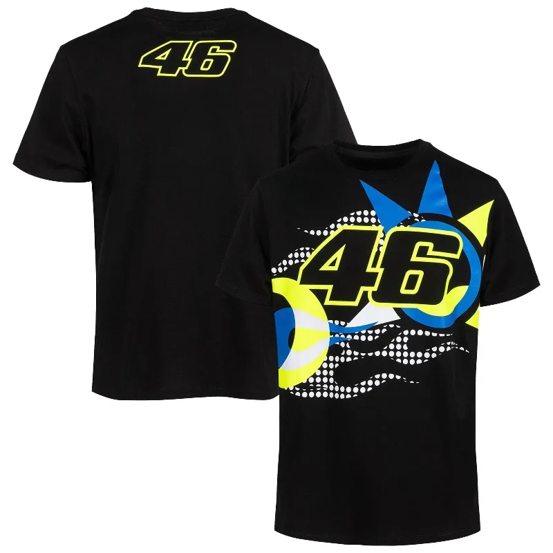 2025 nuevo NO.46 Valention Rossi entusiasta Motorsport hombres niños conmemorativo verano moda transpirable camiseta camisas gráficas