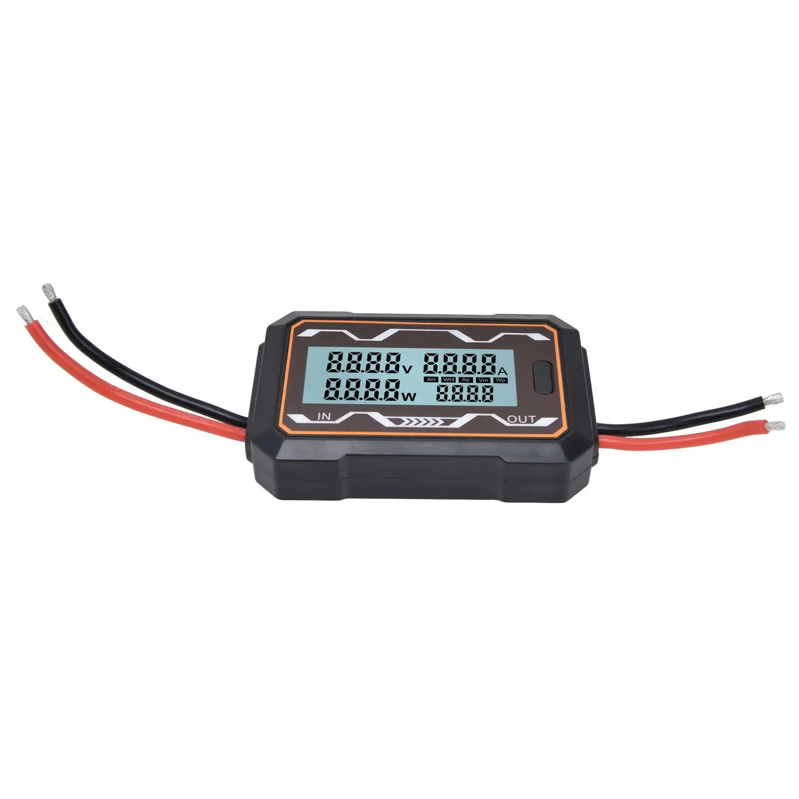 DC Power Analyzer LCD Volt Amp Meter 0-60V Solar Wind Energy Monitor Digital Current Tester