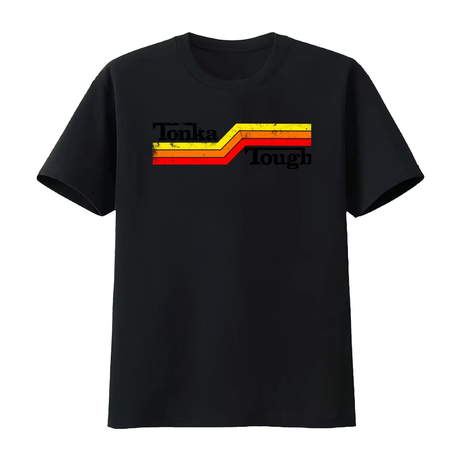 Tonka Tough Retro Distressed ! T-Shirt Summer Casual Cotton Tee Oversized Streetwear Tops Vintage Graphic Print 100% Cotton
