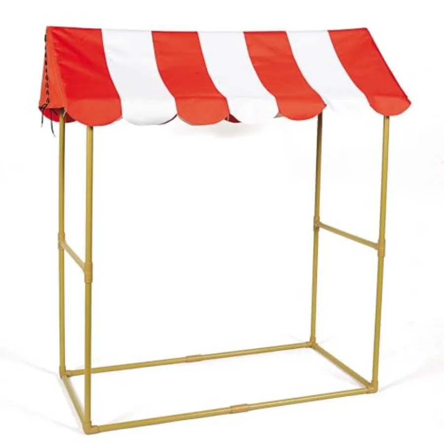 

Tabletop Tent 2.5 x 3.8 Feet Carnival Circus Tent Canopy for Event Vendor Booth Food Stand, Portable Party Stand for Outdoor Ba