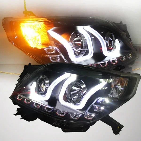 

AirowLF For Prado FJ150 LED Angel Eyes Headlights U Type 2010-13 Year For Toyota