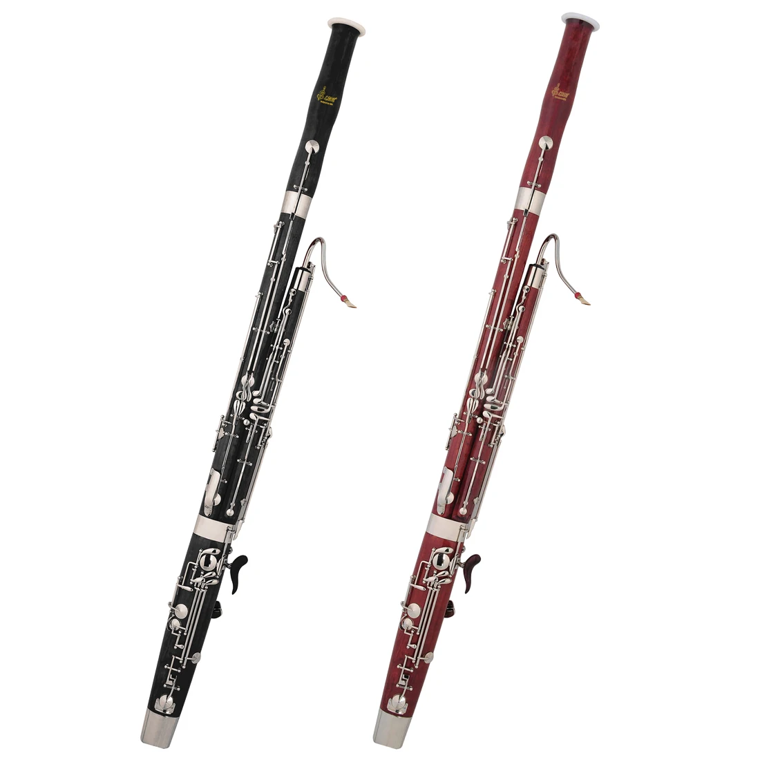 Wood Wind Musical Instruments Professional Red Black C Key Tone Oboe Bassoon Factory Wholesale Sale Maple Bassoon