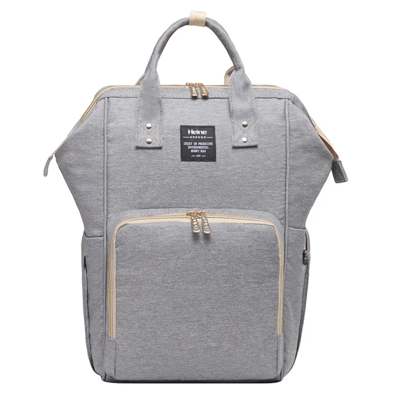 

Heine baby diaper bag backpack Big Capacity baby care Mother backpack organizer waterproof traveling nappy changing bag Handbag