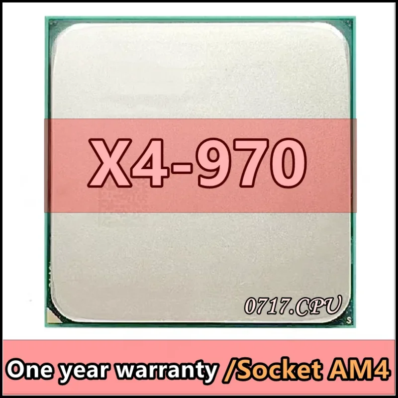 X4 970 X4-970 3,8 GHz Quad-Core Quad-Thread L2 = 2M 65W AD970XAUM44AB Socket AM4