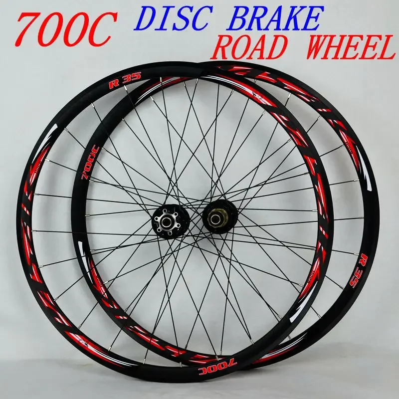 700C Disc Brake 29Inch MTB Wheelset V Brake C Brake 30MM Aluminum Alloy Rim QR Thru Axle Bicycle Wheelset