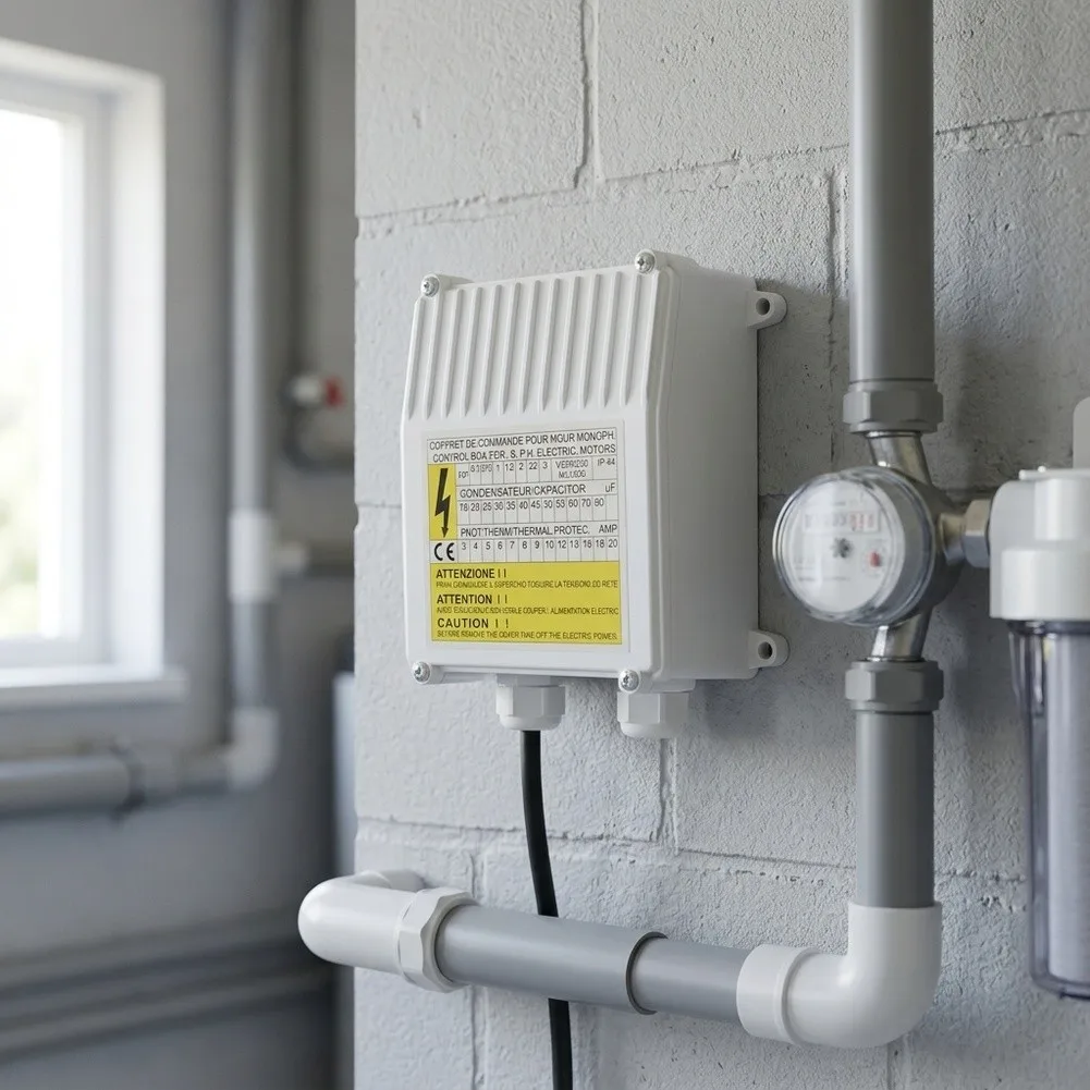 For Pump Replacement External Control Box External Control For Water Pump Pump Control System Robust Grey Housing