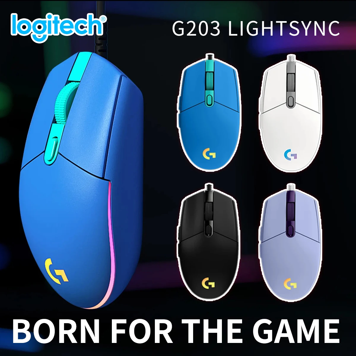 Transform Your Desk Aesthetic with Logitech G203 RGB