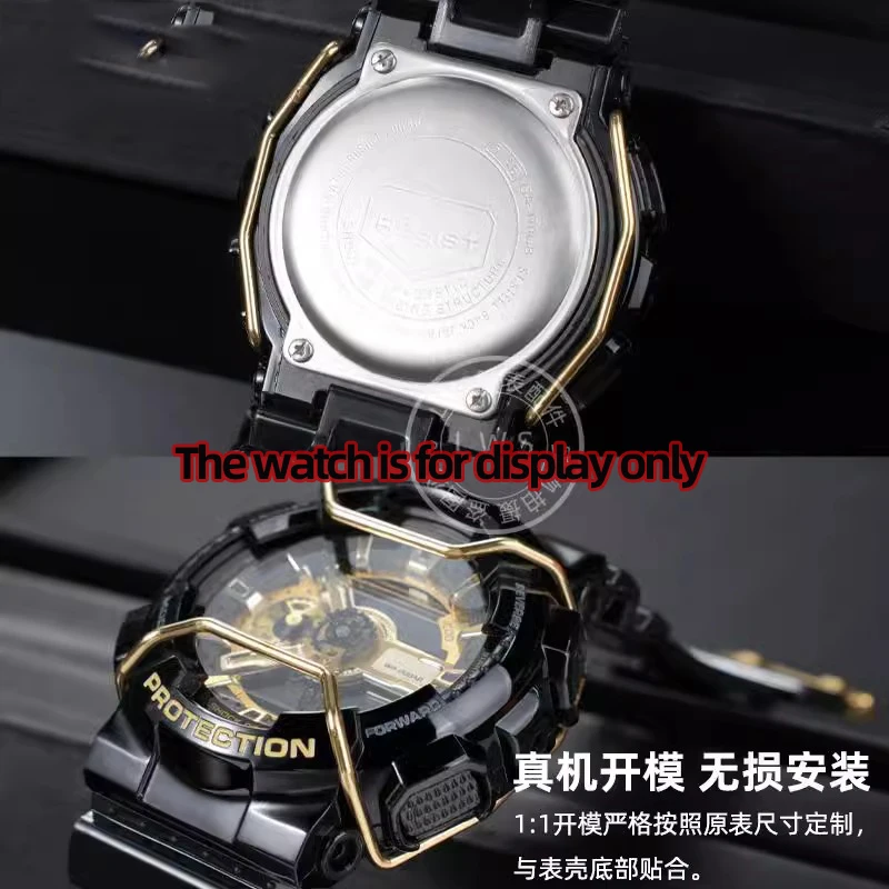 Stainless steel Watch Accessories For Casio GD/GA-110 100 120 140 Protective Bumper Modification High-Grade Steel Bumper