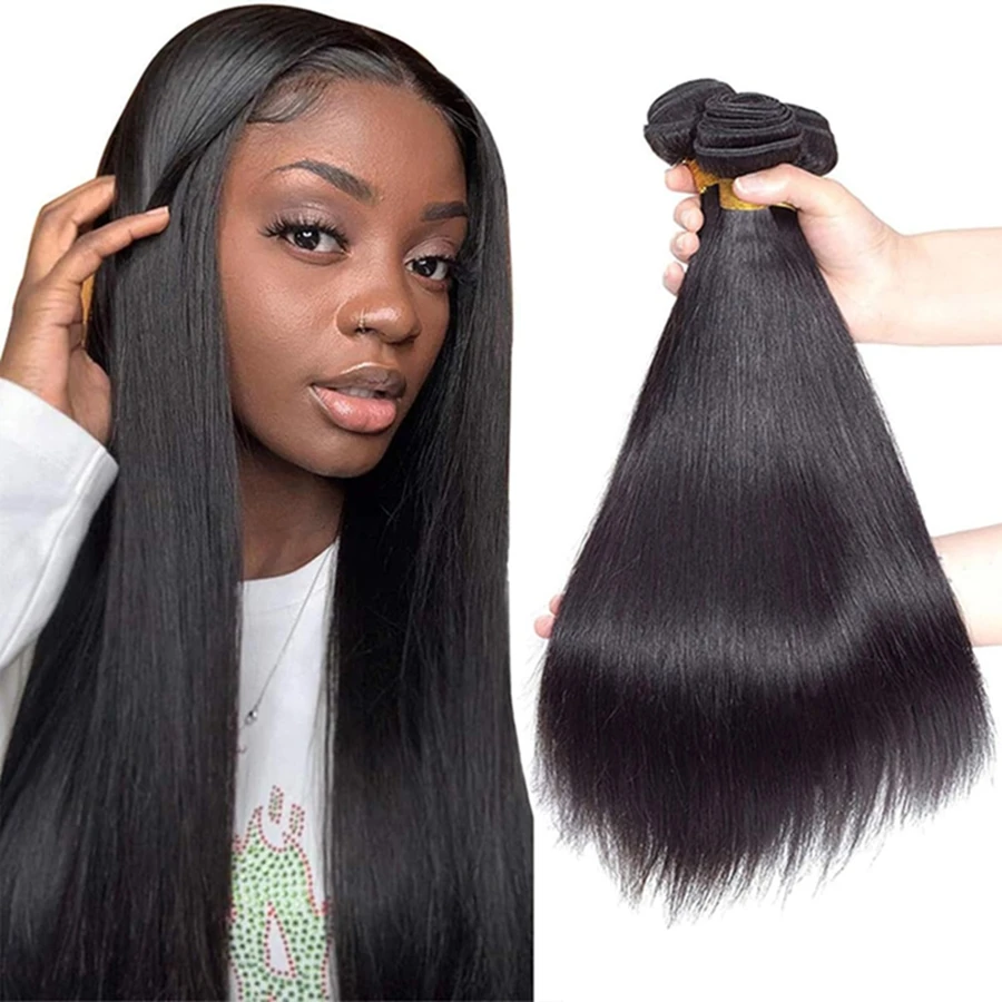 Suncool Hair Bundles Bone Straight Human Hair Bundles 10-30 Inch Vietnamese Virgin Hair Extensions 3 Bundles Deal For Women