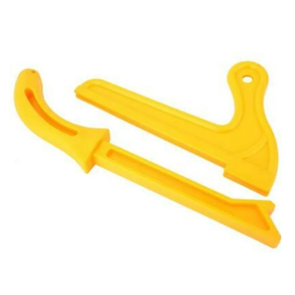 

4 Pcs Push Stick Hand Carpentry Tools D Safety Hand Protection Sawdust Wood Push Stick Set Woodworking Tools (Yellow)