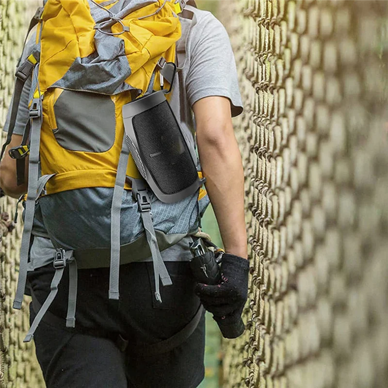 Чехол для Bluetooth-динамика Charge 5, защитный чехол для переноски с плечевым ремнем и карабином