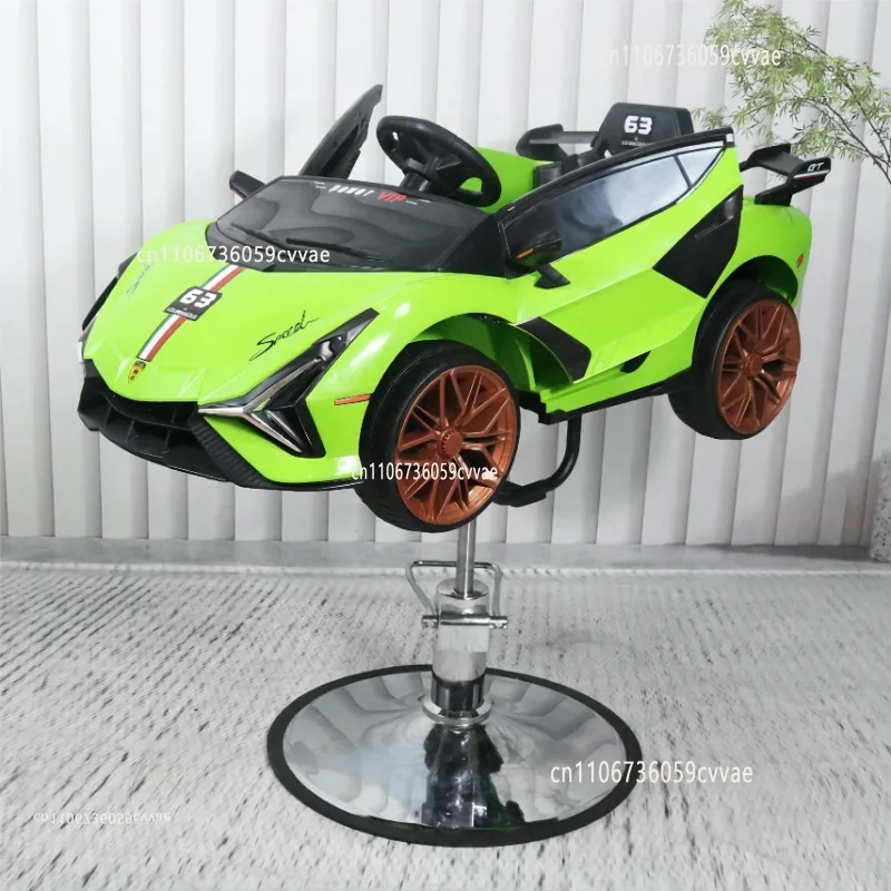 Internet celebrity children's car barber chair children's electric cartoon toys hair lift salon seat hair salon