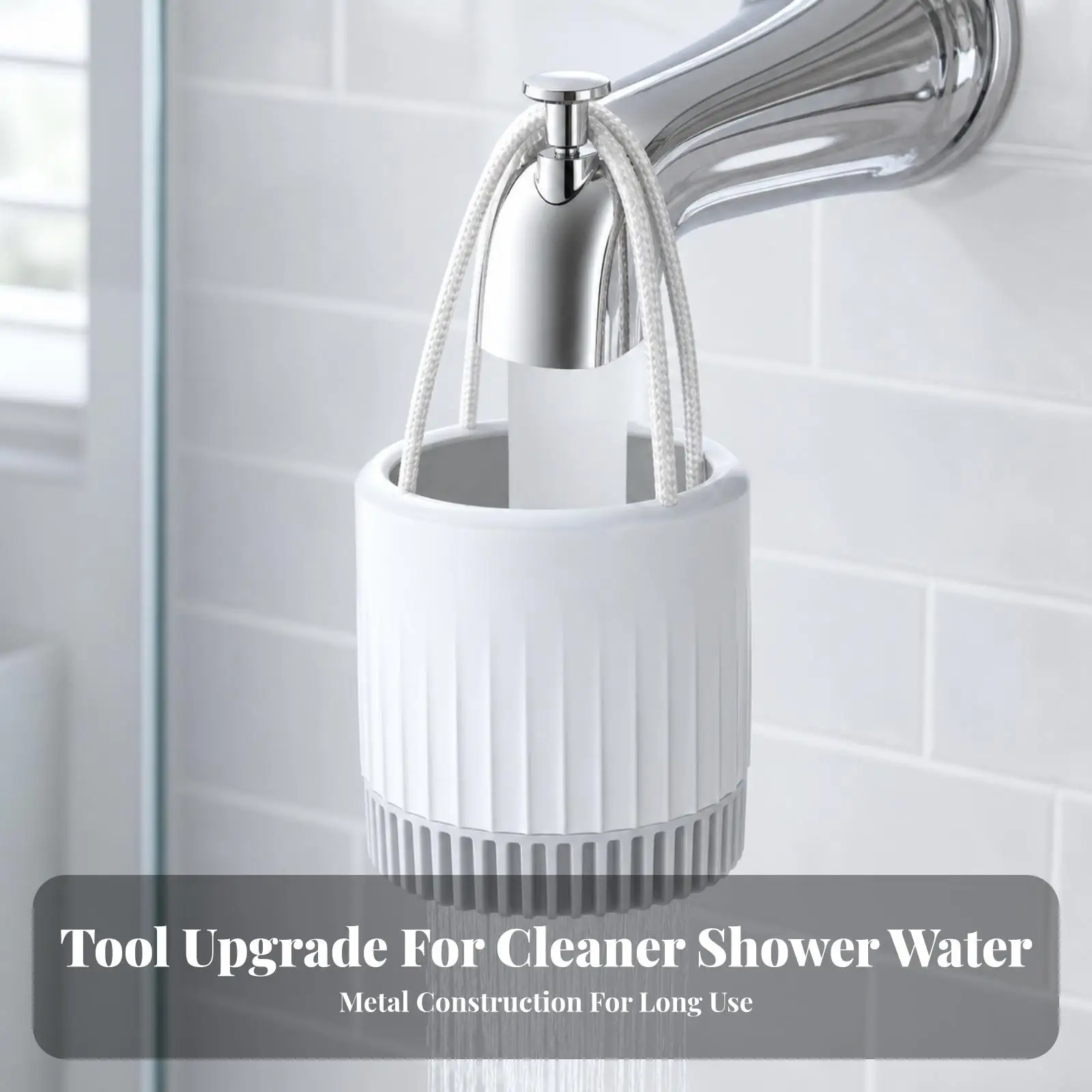 Removal Bathtub Faucet Filter | Heat-Resistant up to 90°C Construction, Bathtub Water Filter, for bath