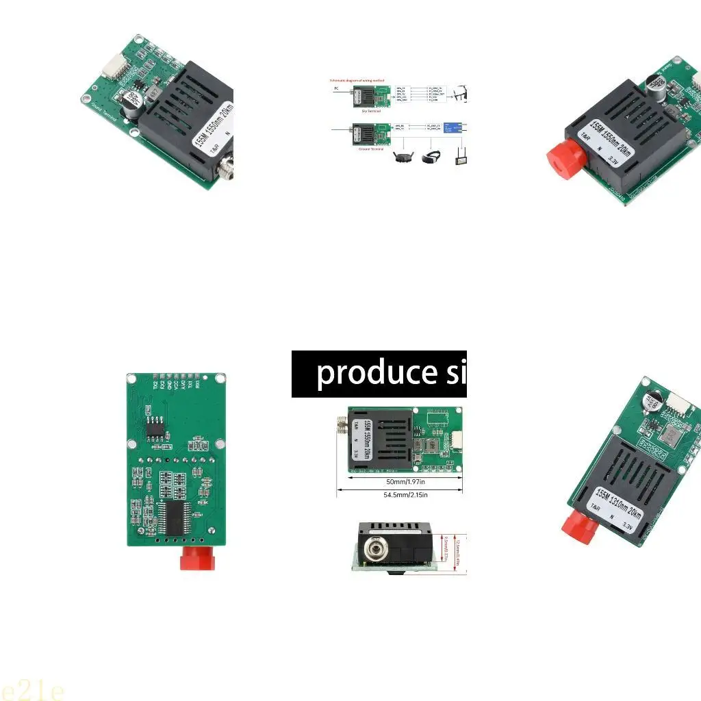 E21E TTL에서 섬유 광학 모듈 TTL 광학 트랜시버 모듈 터미널 장비