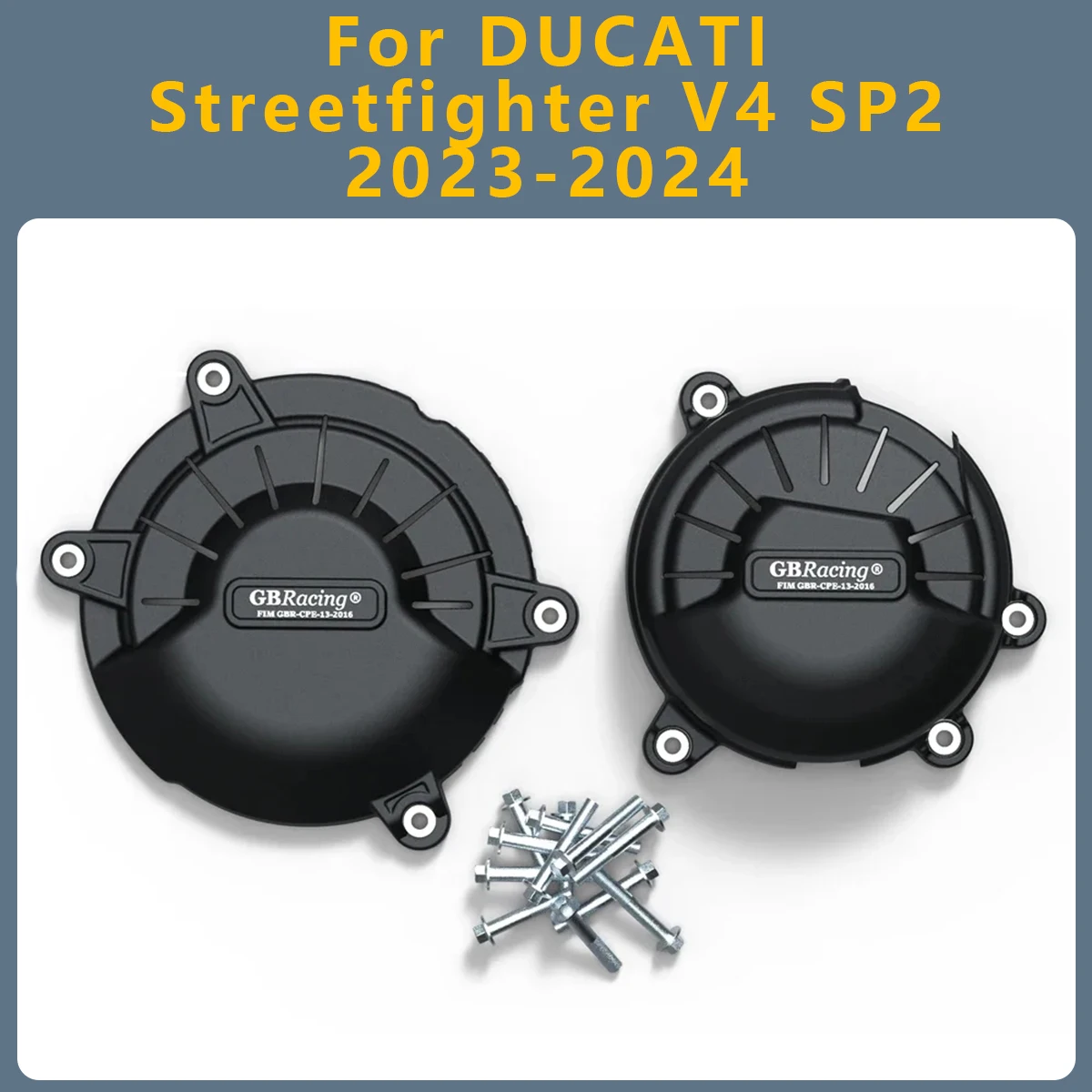 

Motorcycle Engine Cover Clutch Cover Protection Set Accessories For DUCATI Streetfighter V4 SP2 2023-2024 Streetfighter-V4