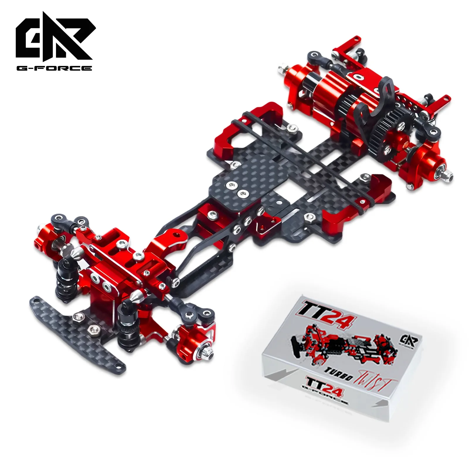 G-Force TT24 1/24 Full CNC Aluminum Drift Chassis KIT