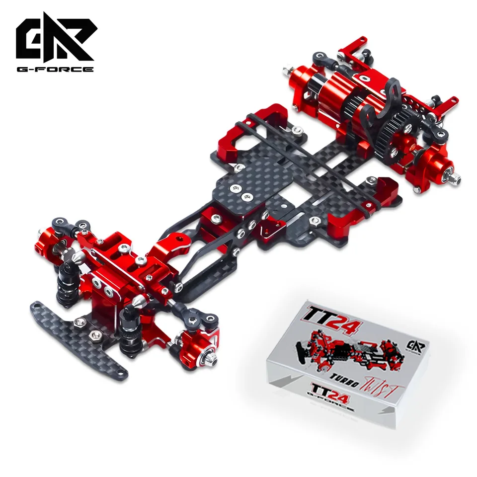 G-Force TT24 1/24 フル CNC アルミニウム ドリフト シャーシ キット