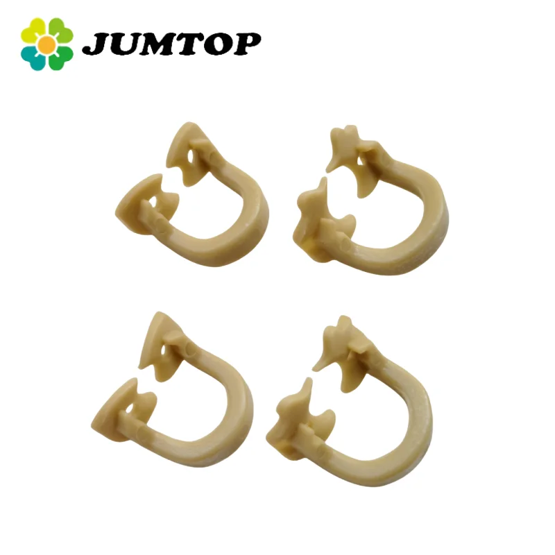 

JUMTOP 4 шт. стоматологические резиновые зажимы для моляров, зажим из мягкой смолы, резиновые барьерные зажимы, стоматологические материалы