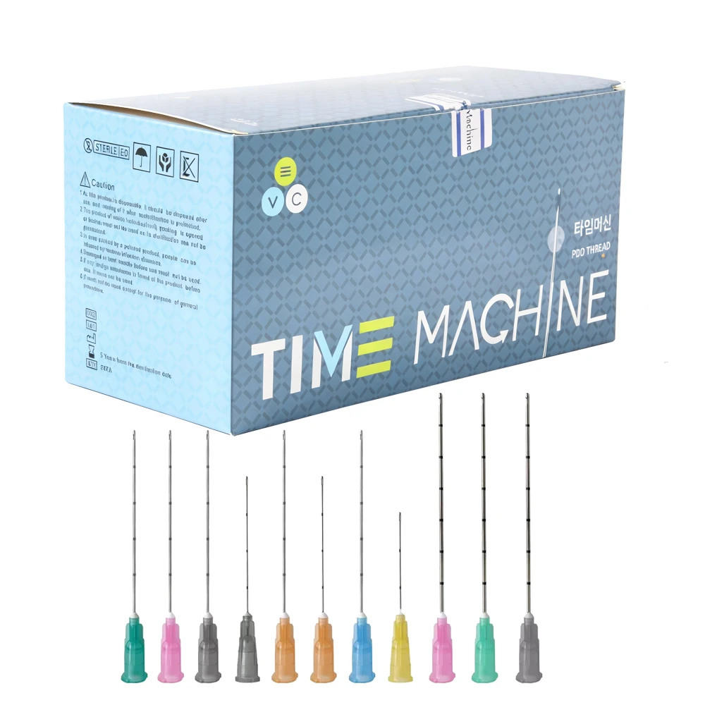 50PCS/BOX Korea Disposable Sterile Micro Blunt 22G 25G 50/70MM Fine Blunt Cannula for filler Beauty Tools