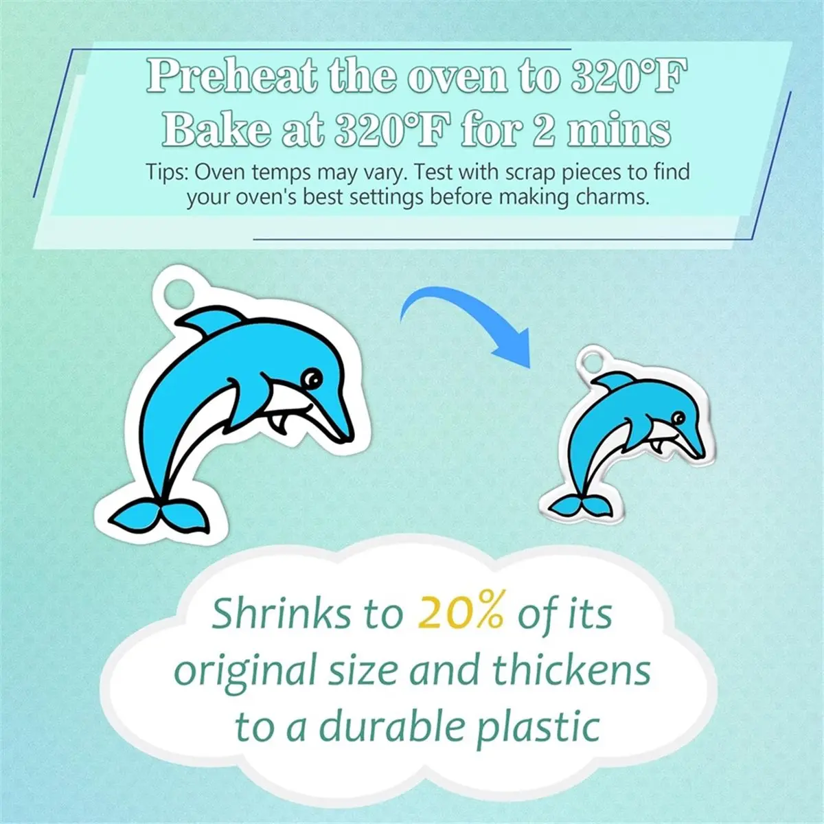 

Набор из 6 листов термоусадочной пленки BOFF, формат А4, полупрозрачная бумага для струйных принтеров, термоусадочный пластик для печати для детей, тип А