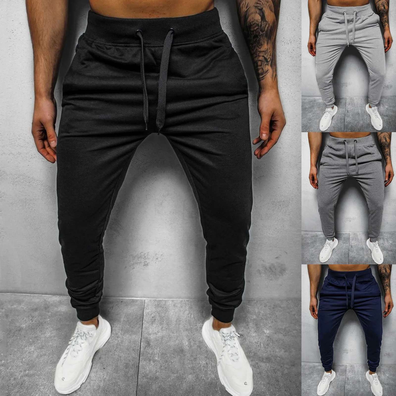 

Men's Drawstring Sweatpants Mid Waist Casual Sippers for Toddlers Men Workout Training Pants Tech Pants Track Pants Short