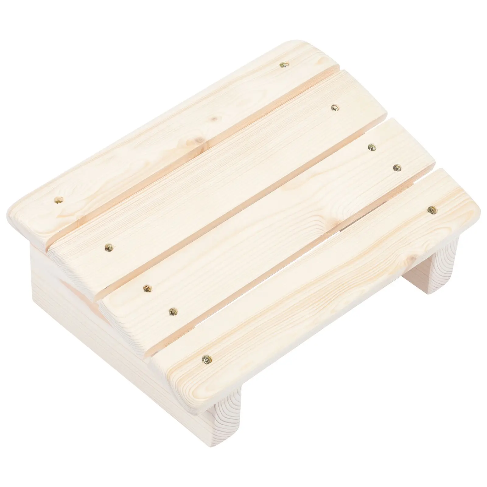 

Wooden Foot Under Desk Rest Office Foot Stool Slanted Office Multipurpose Thickened Ergonomic Portable Storage Home Use