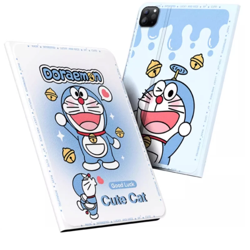 

Doraemon For iPad case Funda ipad 7 8 9 10 10.2in A16 11in Tablet Cover Air 4 5 10.9in M2 M3 Pro 4 5 6 12.9in M4 Protective Case
