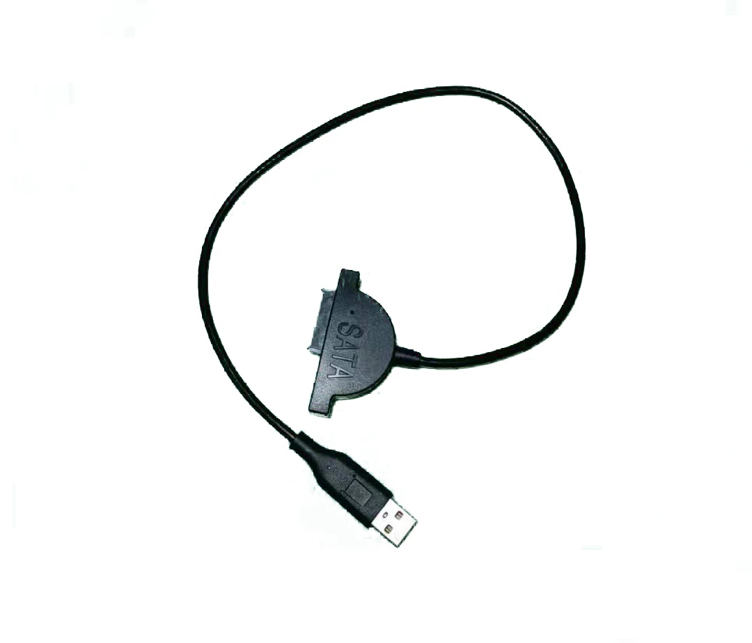 USB Adapter PC 6P+7P 13PIN Cable CD DVD Rom SATA To USB 2.0 Converter Slimline Sata 13 Pin Adapter Drive Cable