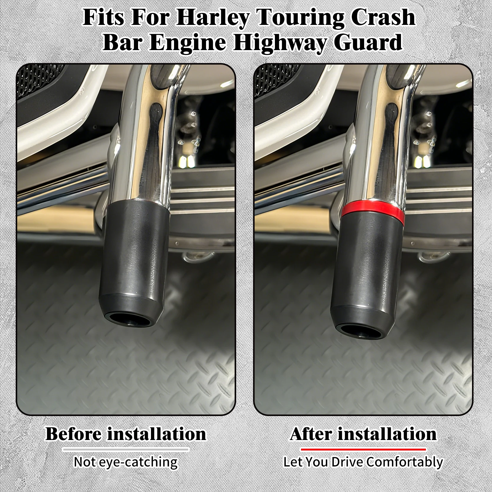 Motorcycle Crash Guard Bar Bumper Washer Gasket For Harley Touring Road King Street Electra Glide Ultra Limited  FLHT FLHR FLH