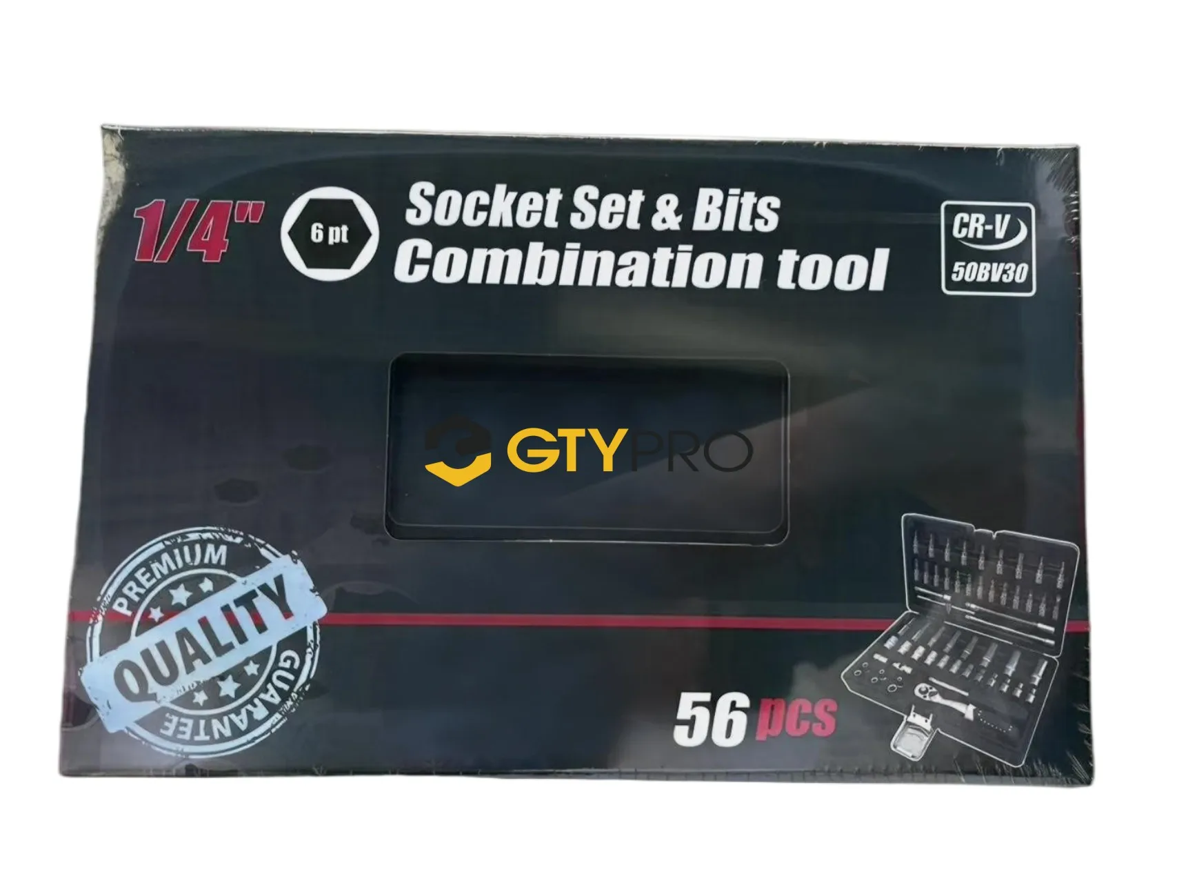 Ferramentas manuais conjunto de soquete de ferramentas automotivas 1/4 "56 peças conjunto de ferramentas mecânicas de reparo de automóveis marca europa para conjuntos de soquetes