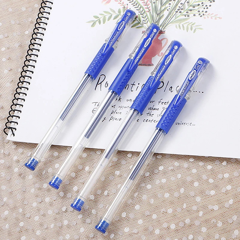 10Pcs 0.5mm Gel Pen Set Black Blue Red Ink Color Ballpoint Pen Writing Tool Students Office Stationery School Supplies