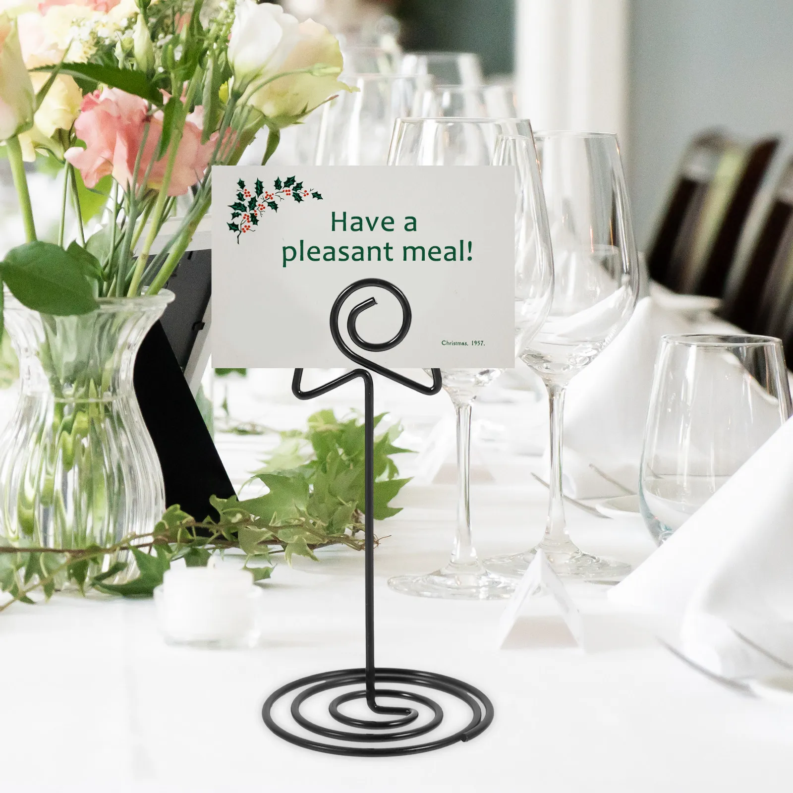 10Pcs Star Shaped Memo Clips Sturdy Steel Wire Table Number Holder Picture Stand Menu Card Clip Photo Display Holder