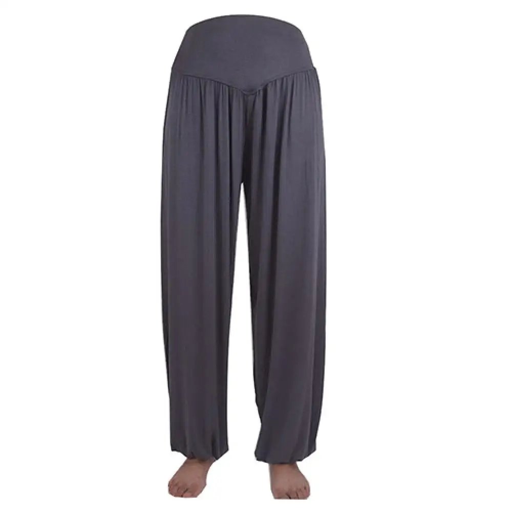 Pantalones bombachos de Yoga para mujer, ropa deportiva Vintage, pantalones largos sueltos, Pantalones anchos deportivos bohemios para danza del