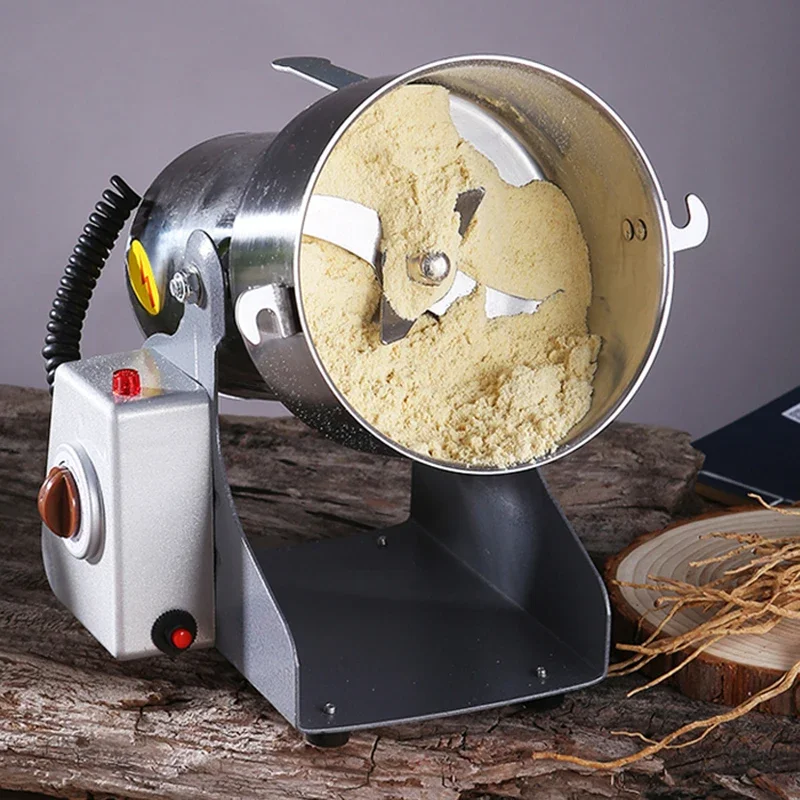 220V Electric Herb Grinder Multifunctional Crusher Kitchen Small Spice Blender Grinder Grain Nut Grinder