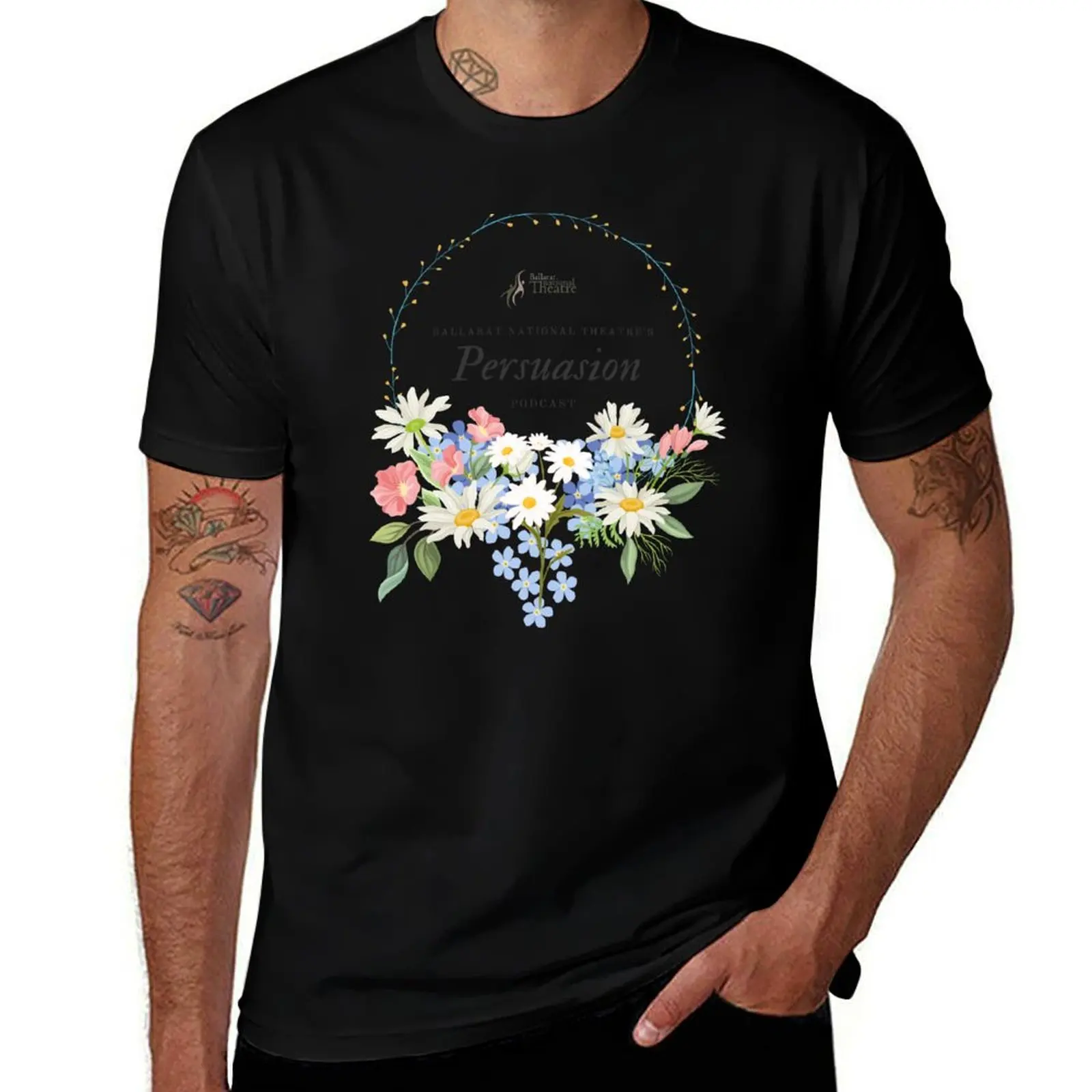 T-shirt à manches courtes imprimé Summer Floral Persuasion, assorti à toutes les tenues