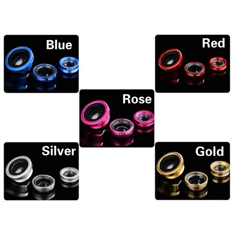 3 em 1 olho de peixe 0.67x grande angular macro lente clipe no telefone câmera fotografia kit para iphone samsung mi huawei smartphone fisheye