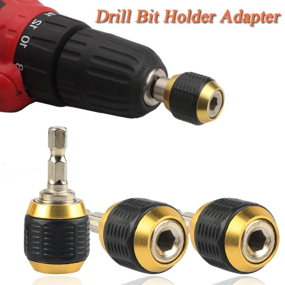 

Быстросъемный удлинитель для сверл с шестигранным хвостовиком для труднодоступных мест, магнитный держатель для бит, самоблокирующийся