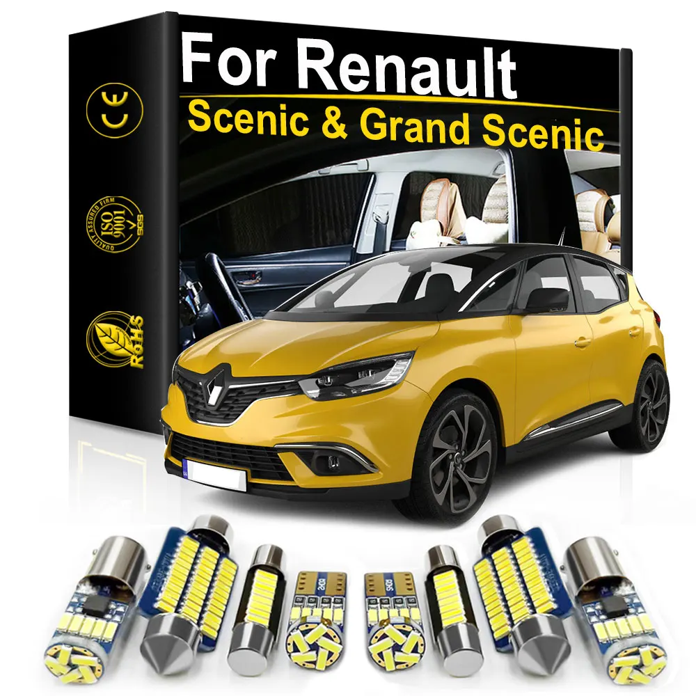 

Interior LED Light For Renault Grand Scenic 2 3 Scenic X MOD MK 2 3 4 2005 2006 2007 2010 2017 2019 Accessories Canbus Kit