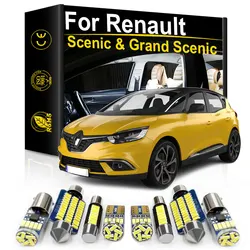 For Renault Grand Scenic 2 3 Scenic X MOD MK 2 3 4 2005 2006 2007 2010 2017 2019 Accessories Car Interior LED Light Canbus Kit