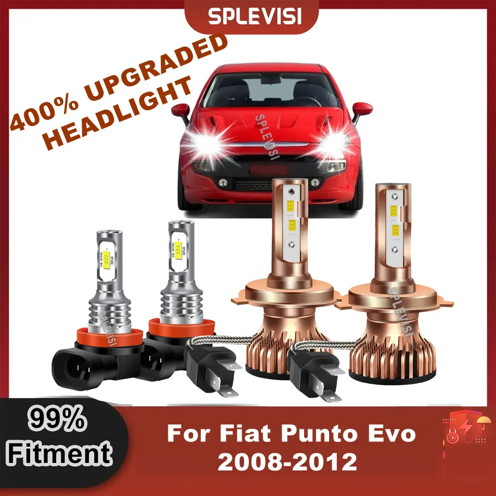 

Headlight Front Fog Lamp Light Bulbs 12v Xenon White Replace Halogen For Fiat Punto Evo 2008-2012 Sedici 2006-2014