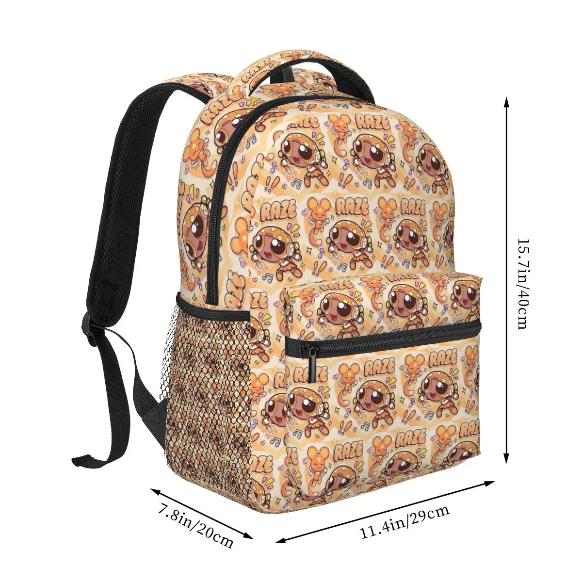 Gaming Raze Gioco Character Zaino Zaino di grande capacità Ragazzi Ragazze BookBag Borse a tracolla per uomo Donna Borsa da scuola per bambini