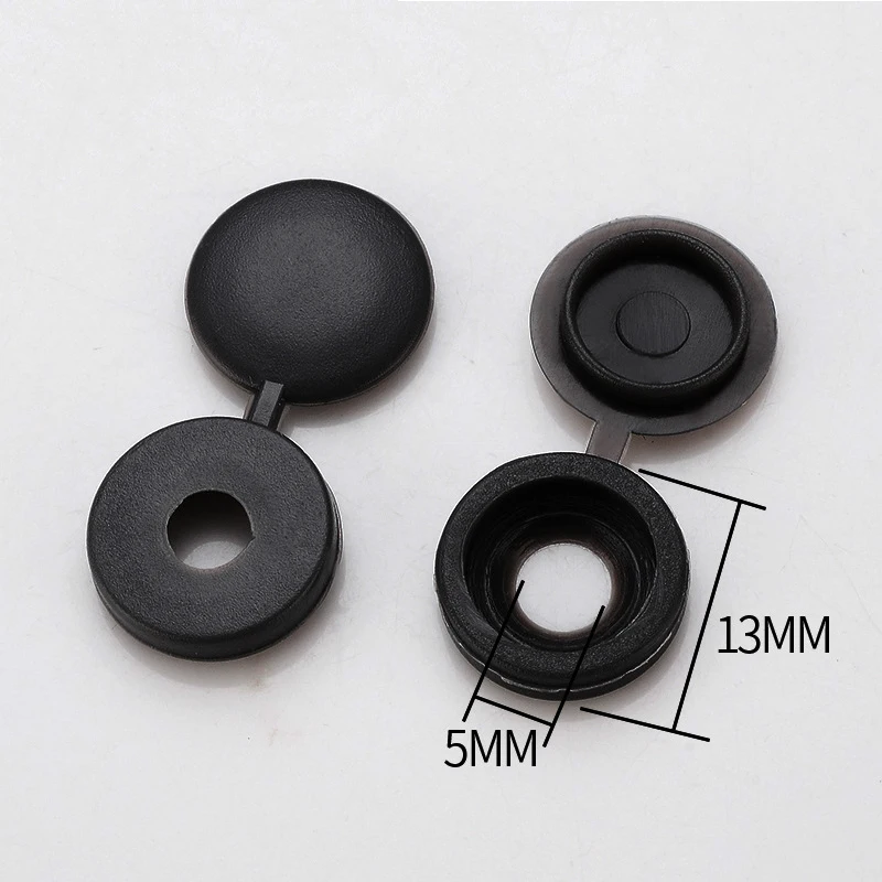 100/200Pcs Screw Decorative Cover Cross Screw Nail Cap Folding Button Protective Cover Car Nut Screw Cover Bolt Car Accessories