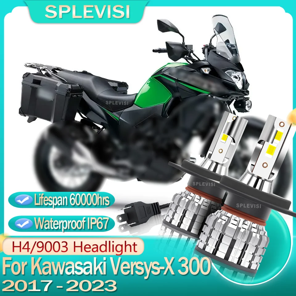 

6000K White Instant Installation Waterproof & Dustproof motorcycle Headlight For Kawasaki Versys-X 300 2017 2018 2019 2020 2023