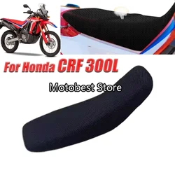 For Honda CRF 300L CRF300L Rally Motorcycle 3D Breathable Sunscreen Mesh Protecting Cushion Seat Cover Seat Cowl