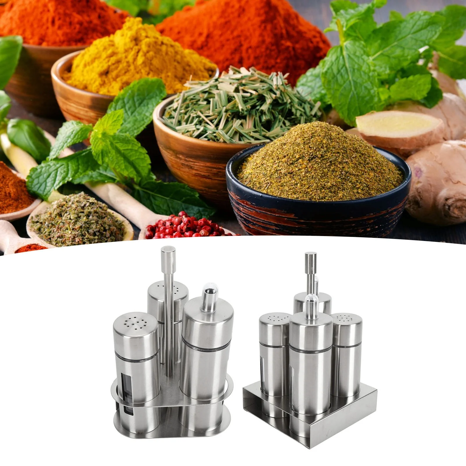 

Spice Shaker with Viewing Window Spice Shaker 304 Stainless Steel with Viewing Window Pepper Shaker for Restaurant Home BBQ Salt