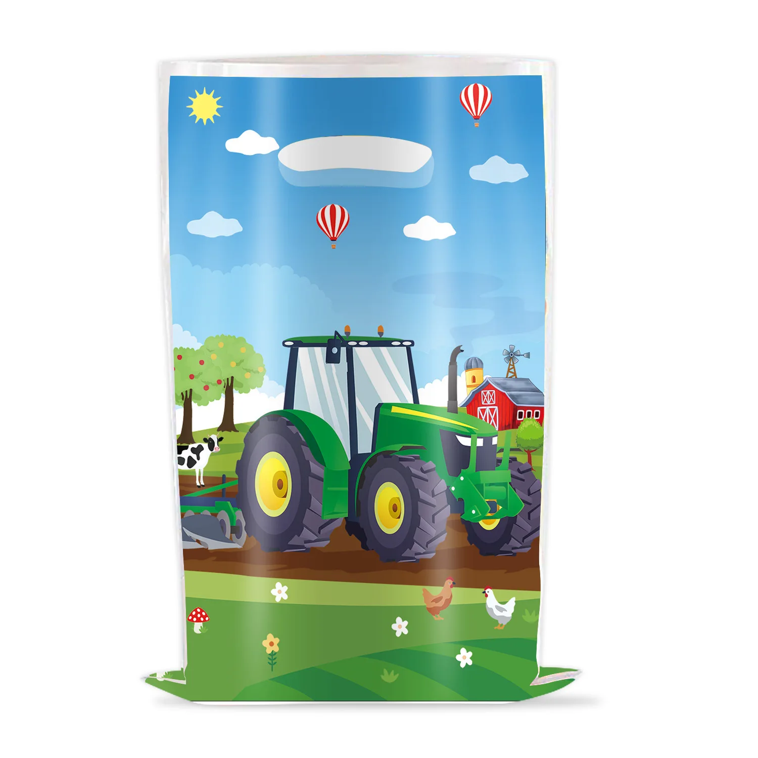 10 stücke Bauernhof Traktor Party Geschenk Taschen Süßigkeiten Taschen Kind Party Beute Taschen Junge Mädchen Kinder Geburtstag Party Favors Liefert decor – Detail 2