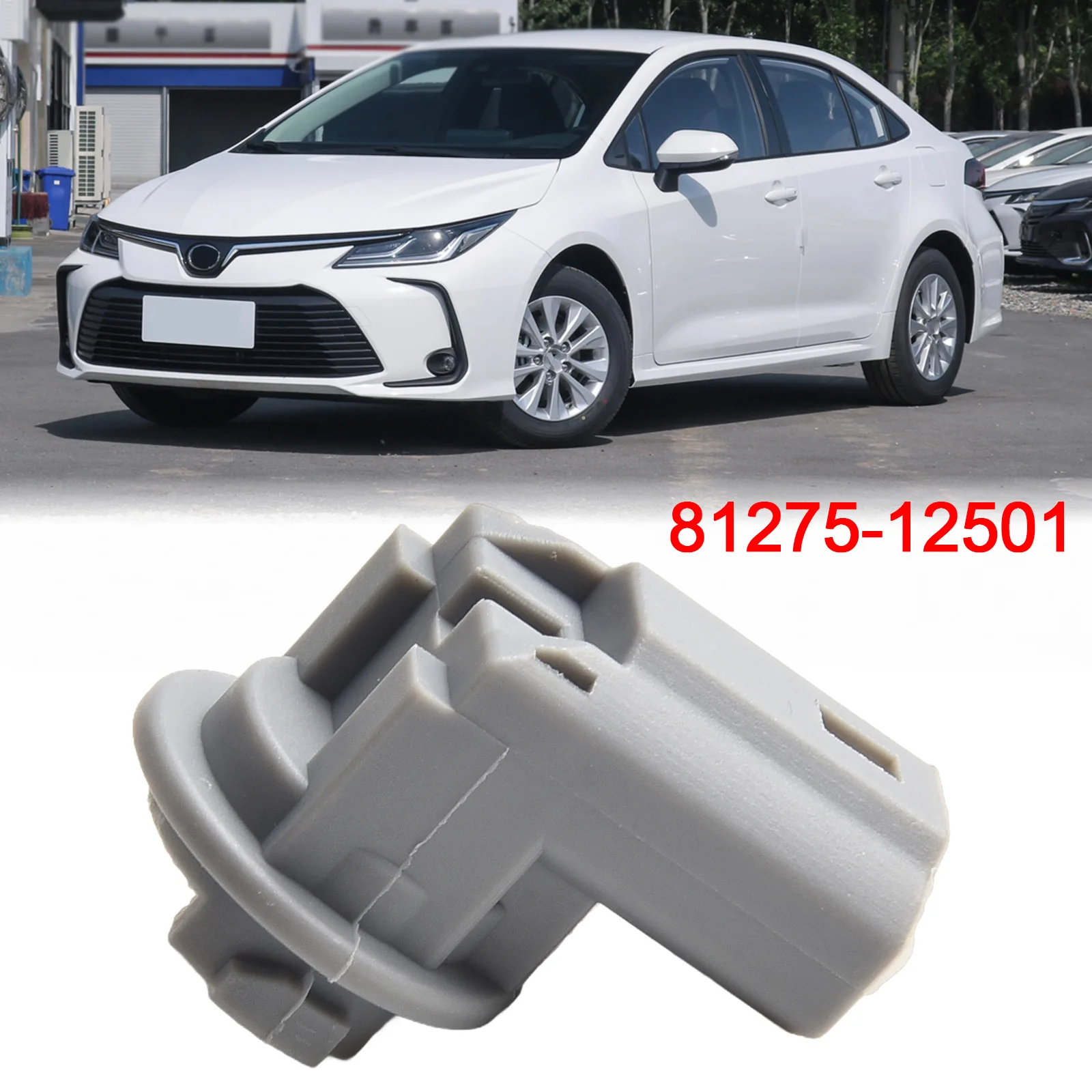 الذيل ضوء المصباح الضوء الخلفي لمبات المقبس 81275-12501 لتويوتا ل RAV4 13-16 2.5L الضوء الخلفي المقبس قاعدة إضاءة السيارة